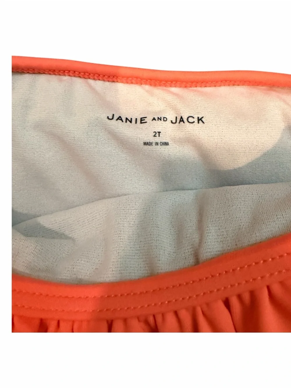 Janie and Jack Coral, Yellow, Aqua & Royal Blue Ruffle Bikini
